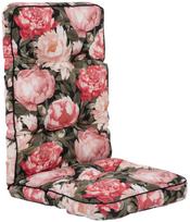 Lauko kėdės pagalvėlė Patio Royal / Lena A101-23PB, žalia sp./rožinė sp./įvairių spalvų, 124 x 48 cm