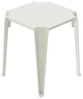 Lauko stalas Ferne Lottie, balta sp., 39.6 cm x 39.6 cm x 46.5 cm