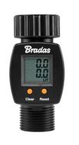 Vandens skaitiklis Bradas Black Line, plastikas, 3/4"