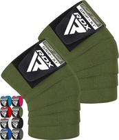 Tvarstis RDX Knee Wraps, Universalus, juoda sp.