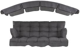 Lauko baldų pagalvė Patio Ravenna H024-07PB, juoda sp./pilka sp., 175 x 108 cm