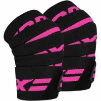 Tvarstis RDX Gym Knee Wrap, Universalus, juoda sp./rožinė sp.