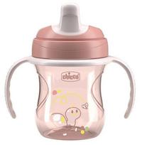 Puodelis su snapeliu Chicco Mix & Match Training, 200 ml, 6+ mėn., plastikas, rožinė sp.