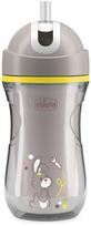 Gertuvė su silikoniniu šiaudeliu Chicco Mix & Match Sport, 266 ml, 14 mėn., plastikas, pilka sp.