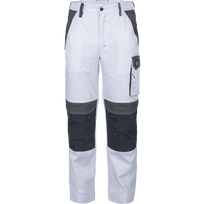 Darbo kelnės vyrams Cerva Max Eco Stretch, balta sp., 56 dydis