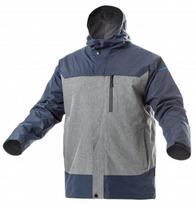 Darbinis švarkas vyrams Högert Tanger HT5K248, mėlyna sp./pilka sp., 3XL dydis