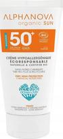 Kremas įdegio priežiūrai kūnui/veidui Alphanova Organic Sun SPF50, 50 g