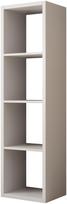 Knygų lentyna ADRK Cleo II, balta sp., 150 cm x 40.5 cm x 33 cm