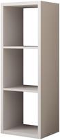 Knygų lentyna ADRK Cleo I, balta sp., 113.5 cm x 40.5 cm x 33 cm