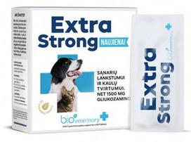 Vitaminai šunims BioVeterinary Extra Strong, gliukozaminas, 0.061 kg, 28 vnt.