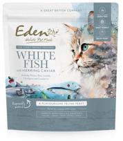 Sausas kačių maistas Eden Feline Feast White Fish & Herring Caviar, žuvis, 1.5 kg
