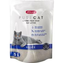 Kačių kraikas Zolux Purecat, silikoninės granulės, 5 l