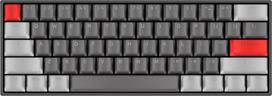 Laidinė žaidimų klaviatūra Yenkee Atom YKB 6500 Kailh Box White, EN, juoda sp.