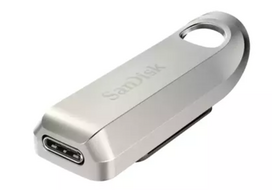 USB atmintinė SanDisk Ultra Luxe, sidabro sp., 64GB