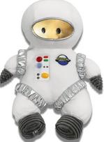 Pliušinis žaislas Celestial Buddies Planety Astronaut, balta sp./sidabro sp., 30 cm