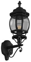 Sieninis lauko šviestuvas Trio Elvo, 60W, E27, IP23, juoda sp., 18 cm x 49.5 cm