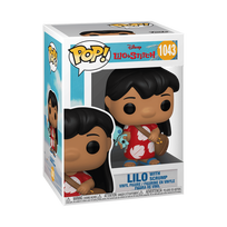 Žaislinė figūrėlė Funko POP! Disney Lilo & Stitch Lilo 1043, 9 cm, ruda sp./raudona sp.
