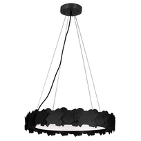 Šviestuvas lubų Milagro Soho ML6157, LED, 3000 °K, 1 x 24 W, juoda sp. / juoda sp.
