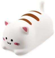 Naktinis šviestuvas Media-Tech Pokky Happy Kitty, balta sp.