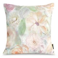 Dekoratyvinės pagalvėlės užvalkalas Linen 50, smėlio sp./žalia sp., 45 cm x 45 cm