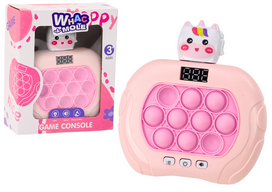 Elektroninis žaidimas Lean Toys Pop It, 13.5 cm, rožinė sp.