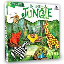 Popierinių figūrų gaminimo rinkinys In The Jungle, (spalva/dizainas parenkami atsitiktine tvarka)