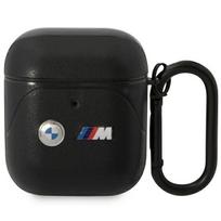 Ausinių dėklas BMW Apple AirPods 1/2, juoda sp.