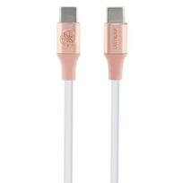 Laidas Guess Ebossed Logo USB Type-C Male (vyriška), USB Type C Male (vyriška), 1.5 m, rožinė sp.
