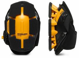 Kelių apsauga ToughBuilt GelFit Stabiliser, juoda sp./geltona sp., Universalus dydis, 2 vnt.