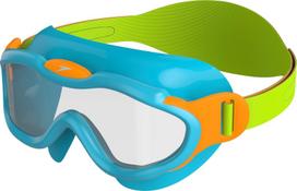 Plaukimo kaukė Speedo Sea Squad Junior, mėlyna sp./žalia sp.