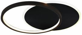 Šviestuvas lubų Lucide Axelle 44112/24/30, LED, 2700 °K, 1 x 24 W, juoda sp. / juoda sp.