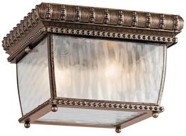 Lubinis lauko šviestuvas Elstead Lighting Rain, 30W, E14, IP44, bronzos sp., 23.5 cm x 14 cm