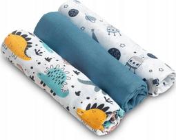 Vystyklas Sensillo Muslin, 80 cm x 70 cm, 70 x 80 cm, 3 vnt.