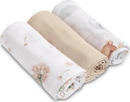 Vystyklas Sensillo Muslin, 80 cm x 70 cm, 70 x 80 cm, 3 vnt.
