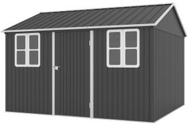 Sodo namelis Stavanger, 313 cm x 360 cm x 247 cm, pilka sp.