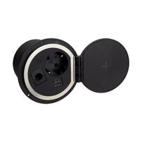 Įmontuojamas ilgintuvas Design Light, SAMBOBOX-U-2-01, 2 x 0.75 mm², 1.8 m, IP20, 1 lizdo
