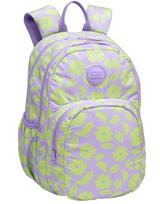 Mokyklinė kuprinė CoolPack Rider Flores, žalia sp./violetinė sp., 31 cm x 19 cm x 43 cm