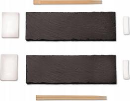 Sushi indų rinkinys Kesper, 8 vnt., Ruda sp./Balta sp./Juoda sp.