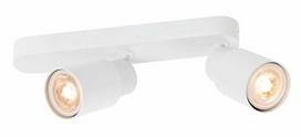 Šviestuvas lubų SLV Puri 2.0 1008310, GU10, 2 x 6 W, balta sp. / balta sp.