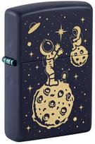 Žiebtuvėlis Zippo Lost in Space Design 46423, mėlyna sp./aukso sp.