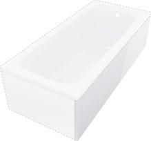 Vonios panelė Deante Prizma, 160 cm x 1 cm x 50 cm