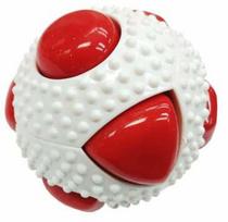 Žaislas šuniui, treniravimui Gimborn Sensory Ball Extra, 9.8 cm, Ø 9.8 cm, balta sp./raudona sp., 9,8 cm