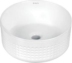 Vonios praustuvas Deante Silia Hexa, keramika, 36 cm x 36 cm x 18 cm, balta sp.
