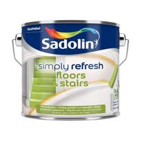 Dažai, grindims/laiptams Sadolin Simply Refresh, pusiau matinis, 2.5 l, balta sp.
