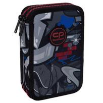 Penalas, su priedais CoolPack Jumper 2 Street Art, 19.5 cm x 12.5 cm, mėlyna sp./juoda sp./raudona sp.