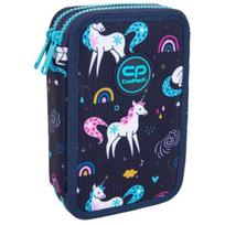 Penalas, su priedais CoolPack Jumper 2 Mrs Unicorn, 19.5 cm x 12.5 cm, mėlyna sp./balta sp./rožinė sp.