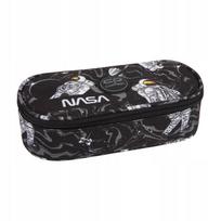 Penalas CoolPack Campus Nasa, 23 cm x 10 cm, balta sp./juoda sp./pilka sp.