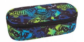 Penalas CoolPack Campus Skate Night, 23 cm x 10 cm, mėlyna sp./žalia sp.