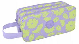 Penalas CoolPack Primus Flores Lila, 23 cm x 11 cm, žalia sp./violetinė sp.