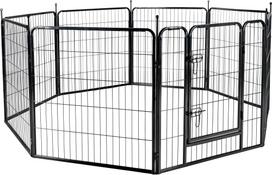 Gyvūnų apsauginė tvorelė Flamingo Zecta, 205 x 196 x 80 cm, metalas